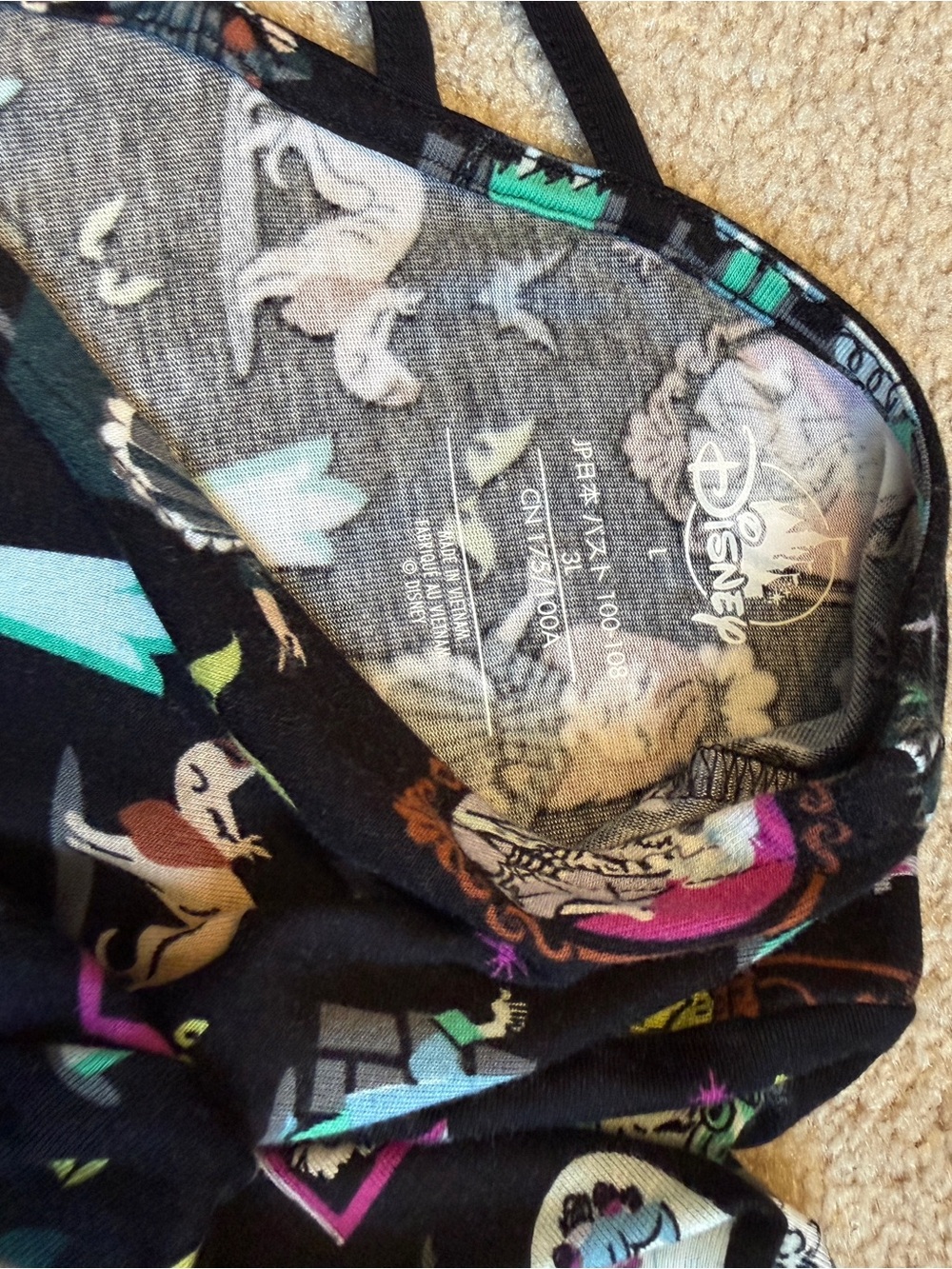 Disney Haunted Mansion maruyama 50th anniversary women’s top size Large EUC cute - Picture 3 of 11